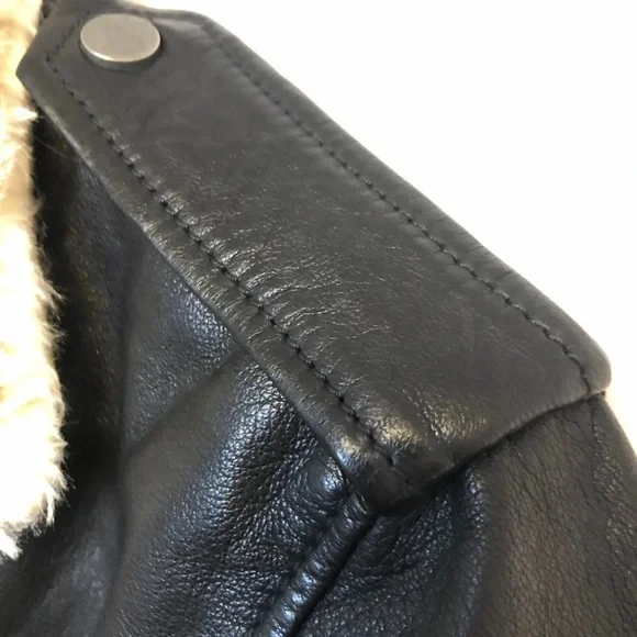 Master Supply Co Genuine Leather Unisex Jacket Sz S - Picture 8 of 16